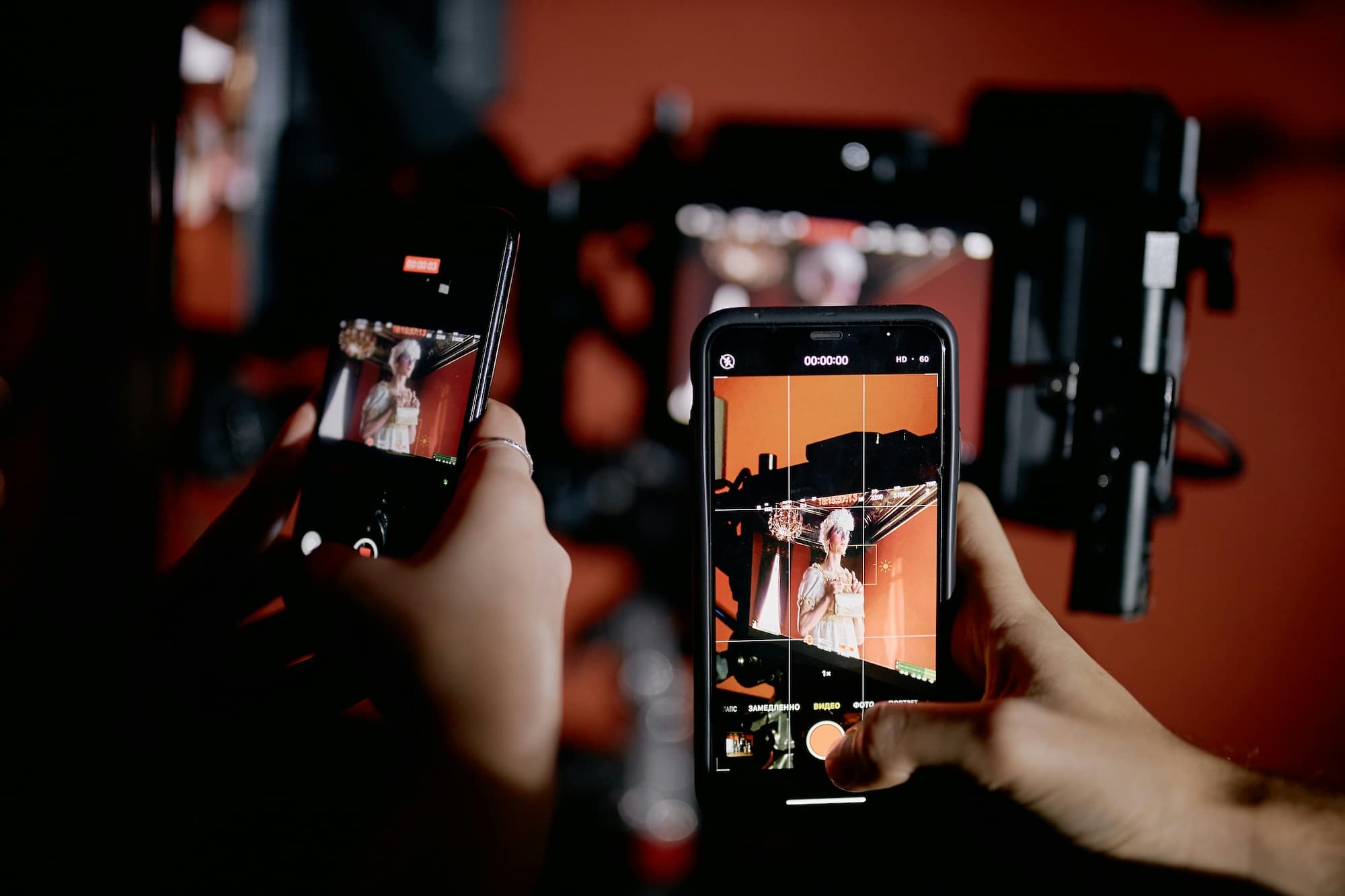 Phone recording a video
